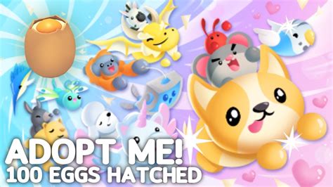 Hatching 100 New Cracked Eggs In Adopt Me To Get The New Legendary Pets