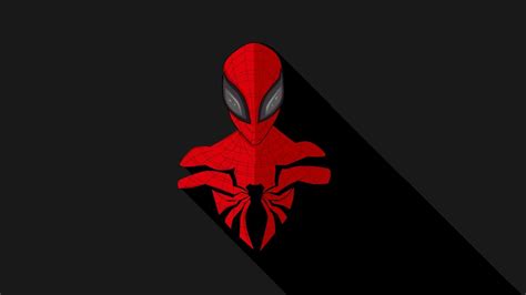 X Spider Man Dark Minimal Avengers X Resolution Wallpaper