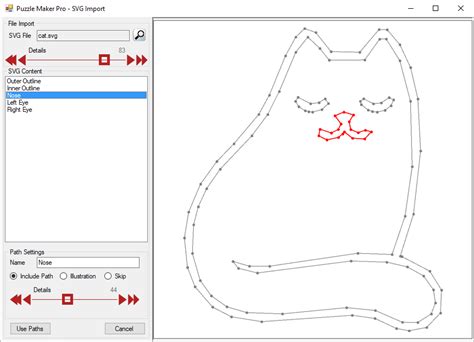 Manually add, insert, move and delete points to create one or more paths, using your existing image as overlay. Puzzle Maker Pro - Connect The Dots (fs) - BookPublisherTools