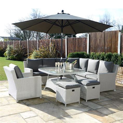 2 chair(s) features set includes 2 dining chairs wooden curved apron seat wooden cabriole leg button tufted fabric cushion product details antique taupe dining room set 9 pcs classic acme furniture 66050 chelmsford the offer includes: Henley Curved Corner Dining Set - Pebble - Outside Edge ...