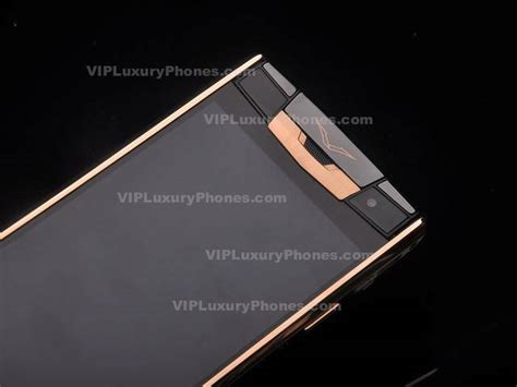 Vertu Signature Touch Leather Vertu Boutique Gold Phones