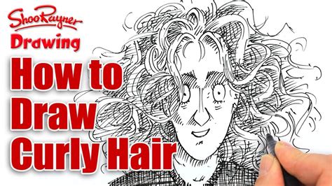 Dedicated to 5 easy ways to make your damage curly hair curly again in 2. How to draw Curly Hair - Pen and Ink Spoken Tutorial - YouTube