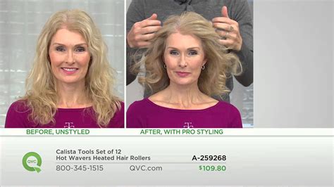 We want our hair to look perfect every day. Calista Tools Set of 12 Hot Wavers Heated Hair Rollers ...