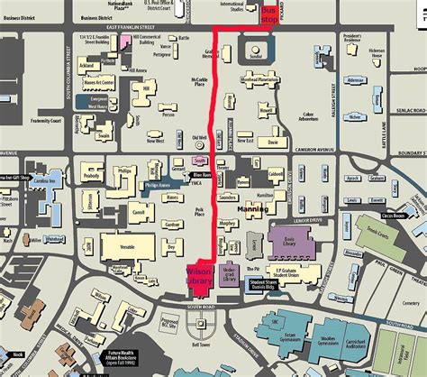 Unc Chapel Hill Campus Map Maps Catalog Online Bank Home Com
