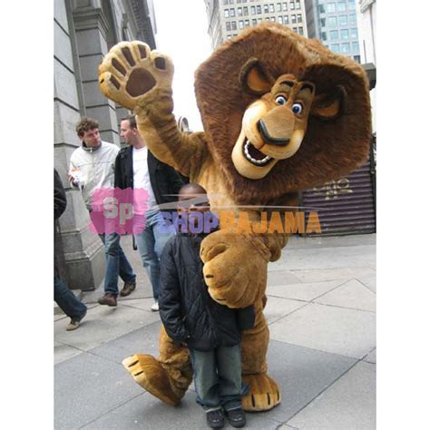 Alex The Lion Madagascar Mascot Costume