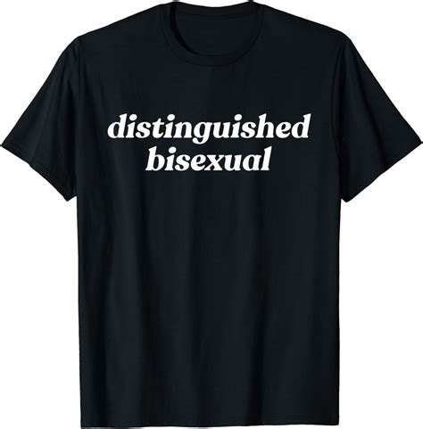 Distinguished Bisexual Funny Lgbtq Bi Pride Meme T Shirt Amazonde Fashion