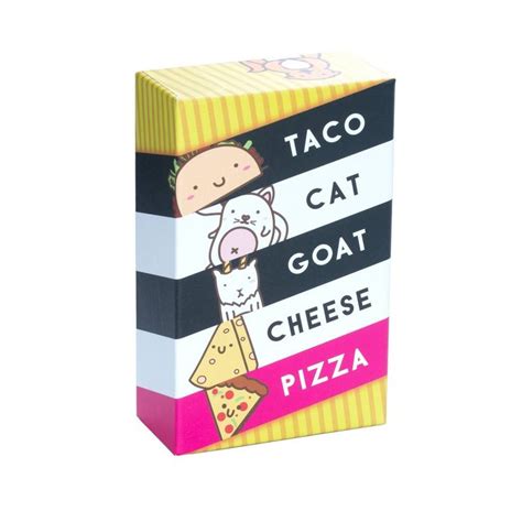 We were invited to partner with dolphin games for this post, try. Taco Cat Goat Cheese Pizza Card Game | Goat cheese pizza, Taco cat, Cheese pizza