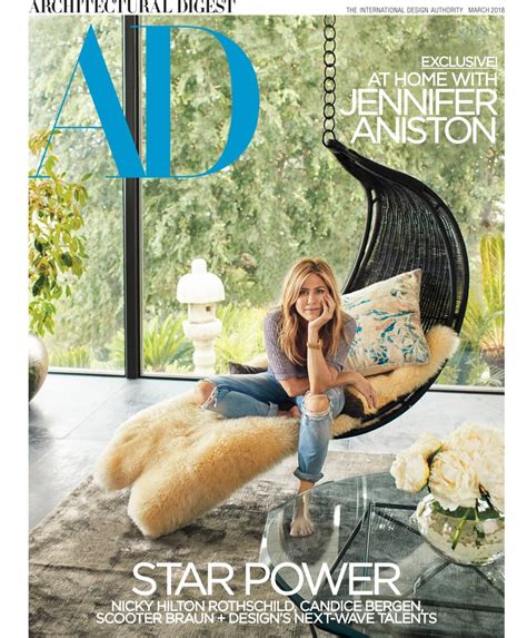 Jennifer Anistons Home In Architectural Digest 2018 Popsugar Home