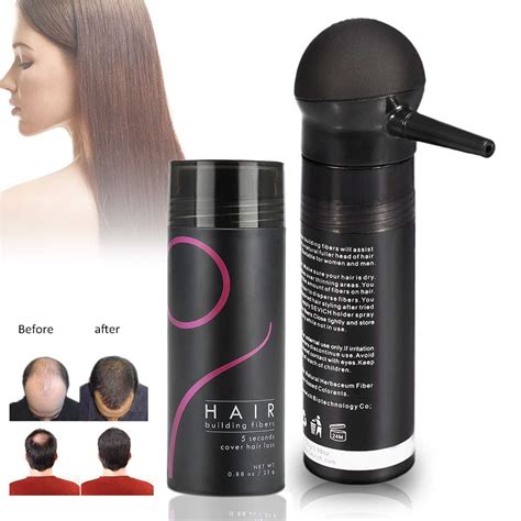 Hair Fibres Hair Powder 5 Colors Professional Hair Loss Solution