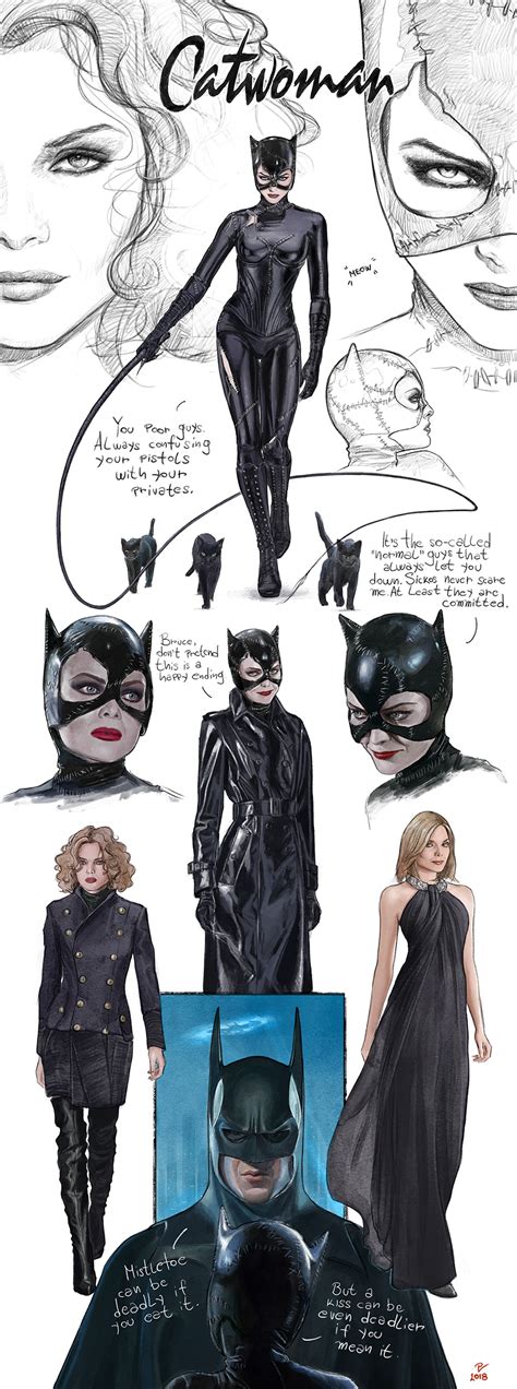 Batman Returns Catwoman Concept Art Fanart By