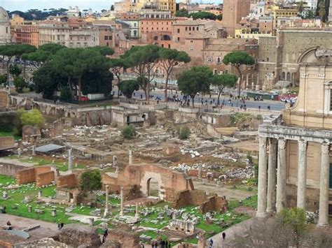 Ruins Of The Forum Of The Roman Empire 500 Bc To Ad 500 Photo