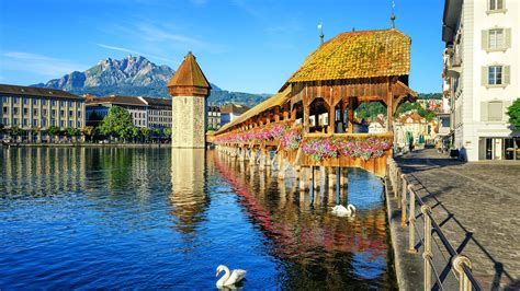 Lucerna Y Su Puente Más Famoso Lucerna Suiza Que Visitar En Suiza