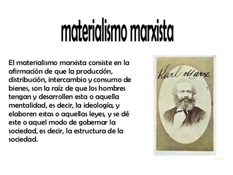 Materialismo Historico Y Dialectico Karl Marx