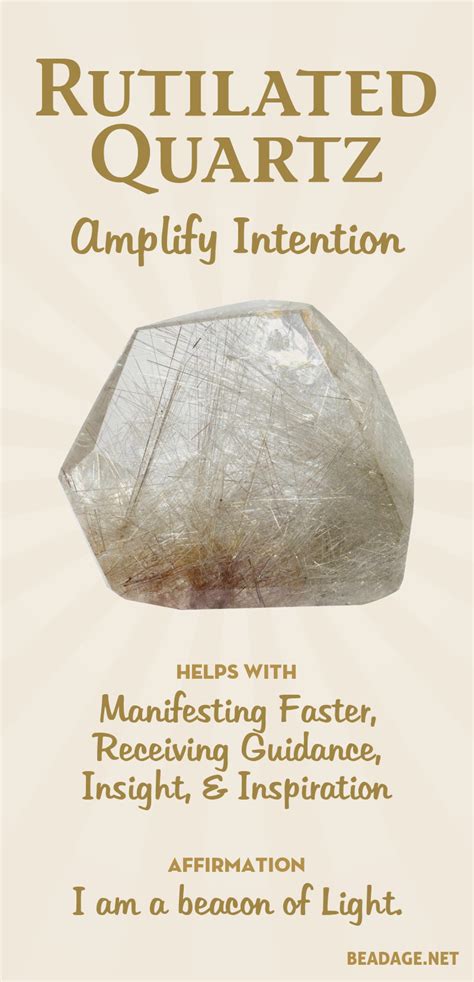 Rutilated Quartz Meaning And Properties In 2020 Crystals Healing