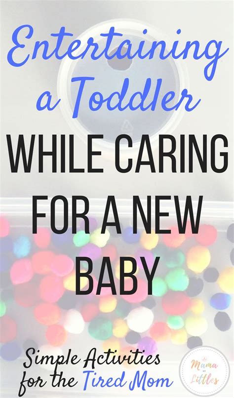 Entertaining A Toddler While Caring For A Baby Toddler Learning