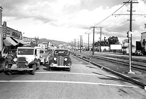 Corner Of Doheny Dr And Santa Monica Blvd West Hollywood 1937