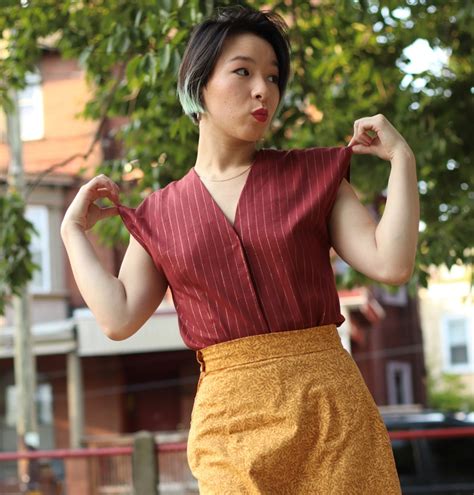 Gina Blouse Ora Lin Sewing Patternss Ko Fi Shop Ko Fi ️ Where