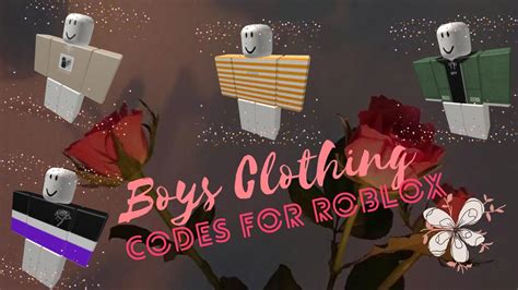 Boys Clothing Codes For Roblox Youtube