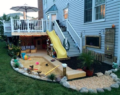 A diy sandbox for backyard play. 25 Awe-Inspiring DIY Sandbox Ideas for a Fun-Filled Summer ...