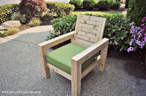This folding wooden lawn chair is the perfect project for a beginner. Ana White | DIY Modern Rustic Outdoor Chair - DIY Projects