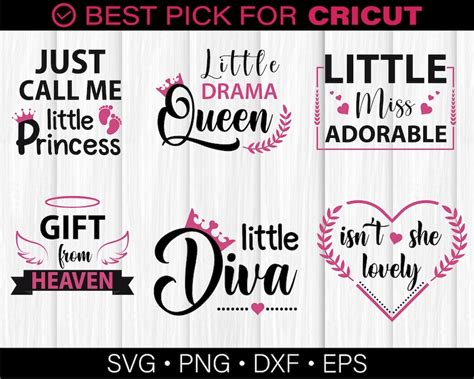 Baby Girl Svg Bundle Newborn Svg Girl Mom Svg Little Etsy