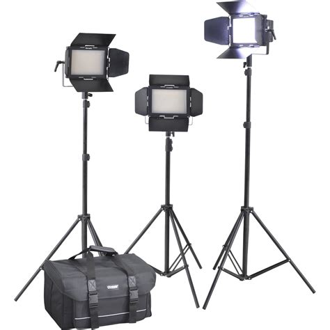 Cineroid Lm400 3setv Professional Led 3 Light Kit Lm400 3setv