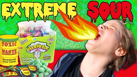 Extreme Mega Sour Challenge Warheads Toxic Waste Sour Shockers