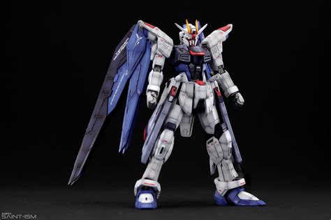 Rg Freedom Gundam Saint Ism Gaming Gunpla Digital Art