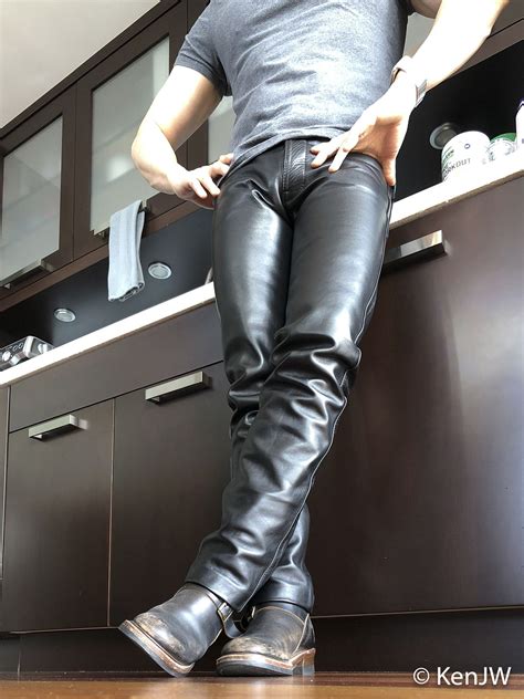 Pin by Branden Wallace on Leather and Boots | Leather jeans, Leather pants, Mens leather clothing