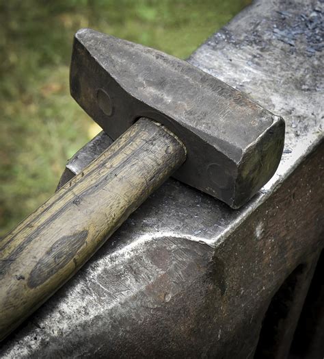 Forging Hammer On The Anvil Photograph By Jozef Jankola Fine Art America