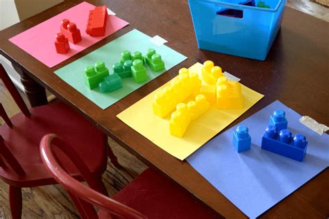 Color Sorting Activity On Colorful Plates This Little Home Of Mine