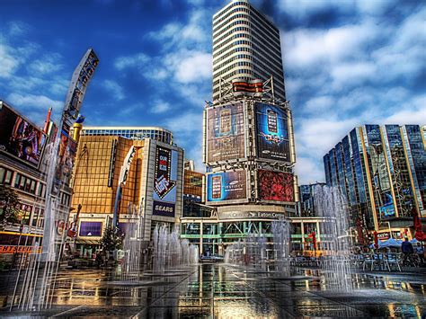 Toronto has a vibrant theatre scene and if you want to catch a performance but don't want to pay the. Toronto - Dundas Square