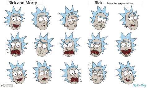 Obraz Rick Character Expressions Rick I Morty Wiki Fandom
