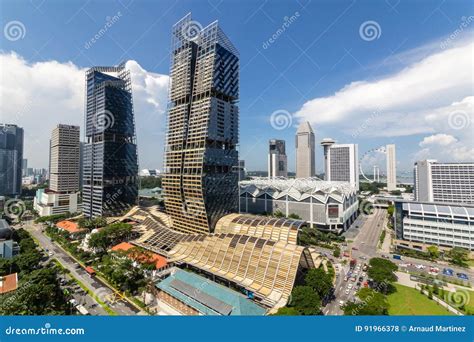 Singapore Downtown South Beach Tower And Hotel Stock Photo Image Of