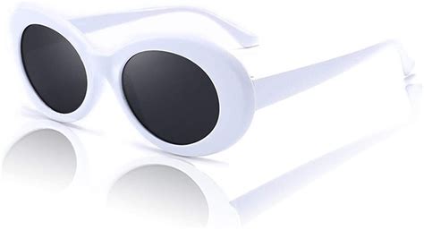 White Clout Goggles Lentes De Sol Blancas Estilo Hip Hop Para Mujer Y