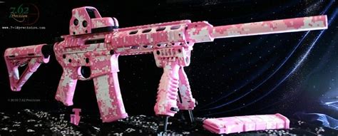 Pink Camouflage Assault Rifle Stuffs I Luvs Pinterest Pink
