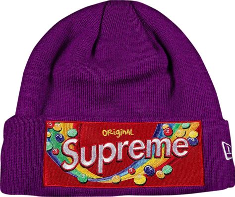Buy Supreme X Skittles X New Era Beanie Purple Fw21bn2 Purple Goat