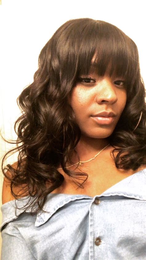 20 Full Sew In Weave With Bangs Pictures Fashion Style