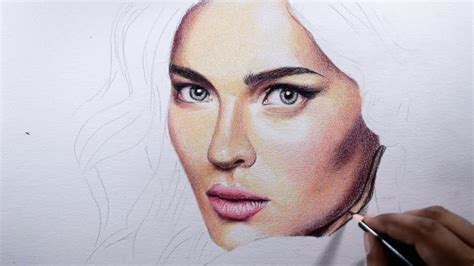 How To Draw Skin Basic Tips With Colored Pencils Youtube
