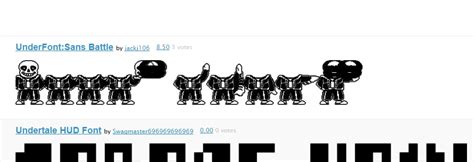 Undertale web fonts let you make the text on your blog or website look like dialogue from then, you'll be able to use the fonts determination mono, undertale sans, and undertale papyrus on. There is a typography font based in Sans' sprites : Undertale