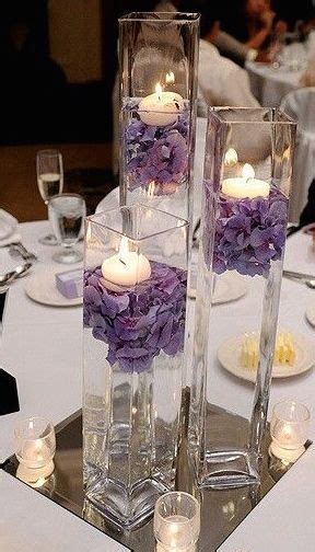Non Touch Non Centerpiece Flower Purple Centerpieces Table Simple