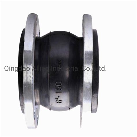 Single Spherical Flexible Rubber Expansion Joint With Carbon Steel