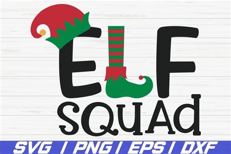 Elf Squad Svg Elf Svg Cut File Cricut Christmas Svg