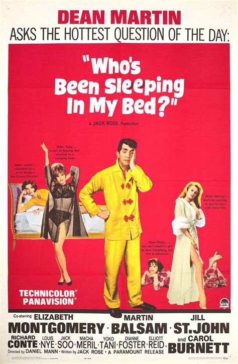 Whos Been Sleeping In My Bed Original 1963 Us One Sheet Movie
