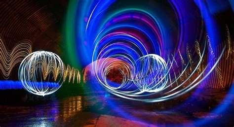 Electric Circles Abstract Photos Abstract Light Painting