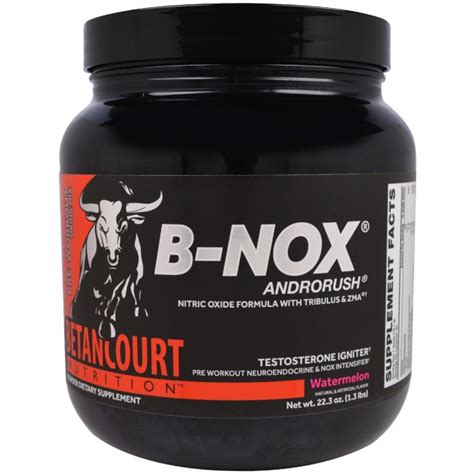 Betancourt Nutrition B Nox Androrush Pre Workout Watermelon 35 Servings Everything Else