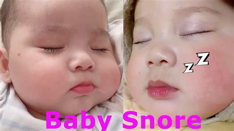 Babies Snore Cute Baby Snoring While Sleeping Youtube