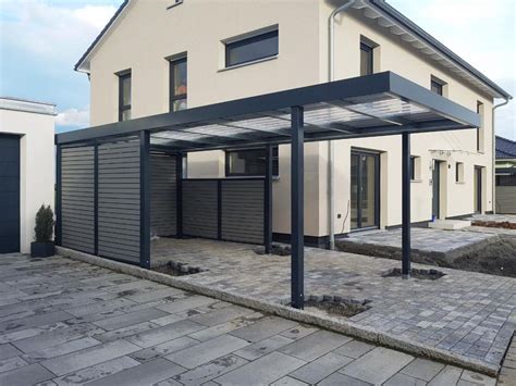 Zulässig sind 15m ergo benötigt man auf dem nachbargrundstück eine innerhalb der alten neuen grenzbebauung frei verschiebbare baulast von l x b 2 6m. Carports mit transparentem Dach - CARCEFFO - Moderne ...