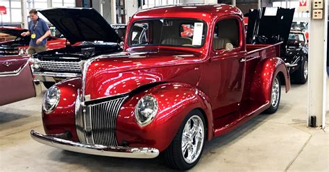 1940 Ford Pickup Truck Candy Apple Red - My Blog