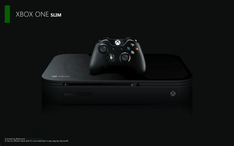 Xbox One Slim 500gb Go Concept Art Revealed Looks More Compact And